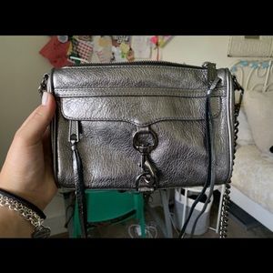 REBECCA MINKOFF METALLIC CROSSBODY